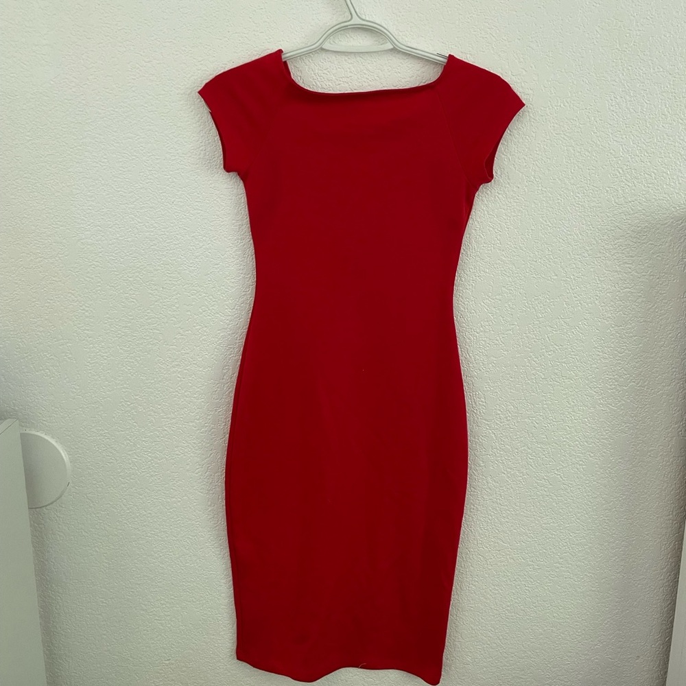 Red dress